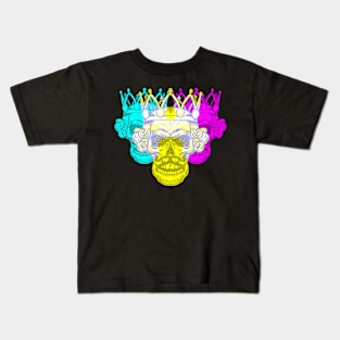 Tri-Portrait Skull - DS12 Kids T-Shirt